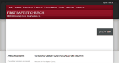 Desktop Screenshot of charlestonfbc.org